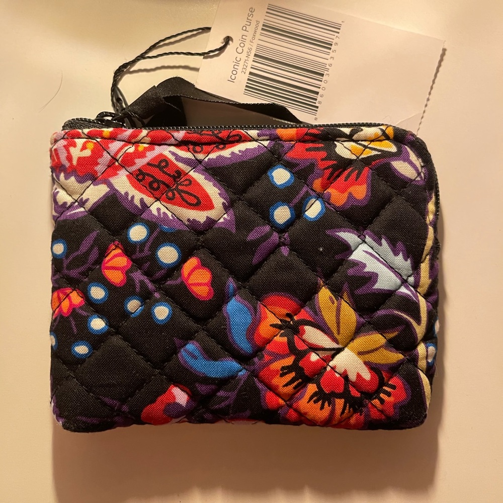 Vera Bradley Foxwood Coin Purse NWT